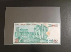 7.EMİSYON NADİR A SERİSİ 20.000.000 LİRA ÇİL KONDİSYONDA