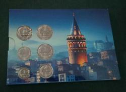 1985 Yılı Alüminyum 1 5 10 25 Lira Çil (5-10 ters düz) Tedavül Para Seti