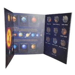 2022 Yılı Özel Basım Güneş Sistemi Gezegenleri Hatıra Para Seti Albümlü Çil