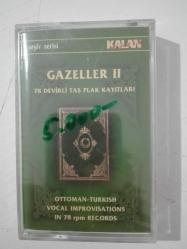 GAZELLER 2 (II) - 78 Devirli Taş Plak Kayıtları  ( Ottoman Turkish Vocal Improvisations in 78 rpm Records ) KASET  ''Kalan Müzik''  - Ambalajında