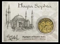 Ayasofya Camii İstanbul Hatıra Madalyon Çil