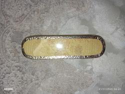 El aynası tarak ve elbise fırçası seti