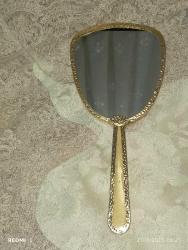 El aynası tarak ve elbise fırçası seti