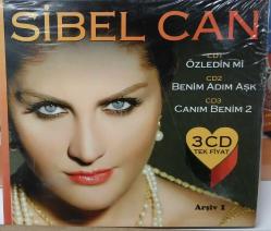 SİBEL CAN 3 CD BİR ARADA / CANIM BENİM 2  ÖZLEDİN Mİ BENİM ADIM AŞK