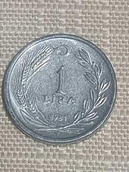 1981  TÜRKİYE  1 LİRA KÜÇÜK BOY