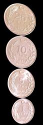 1985 Yılı 1 5 10 25 Lira Set Çil Aliminyum