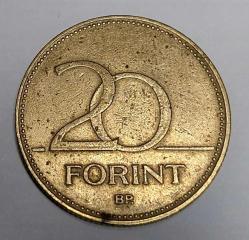 MACARİSTAN 1993 20 FORINT #3