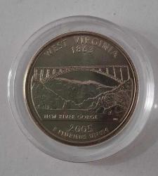 AMERİKAN WEST VİRGİNİA 2005 QUARTER DOLAR