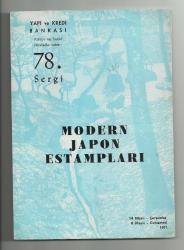 LOT.9 » YAPI VE KREDİ BANKASI / MODERN JAPON ESTAMPLARI 78.SERGİ BROŞÜRÜ...