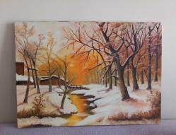 SEVGİ 2007 İMZALI ORJİNAL YAĞLIBOYA TABLO.  TUVAL ÜZERİNE RESMEDİLMİŞTİR.  ÖLÇÜ 50 X 70 CM . KONDİSYON YÜKSEK KOLEKSİYONLUK