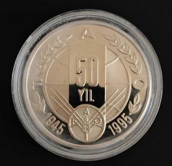 FAO NUN  KURULUŞUNUN 50.YILI ANISINA  50000 LİRA 1995