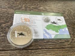 2025 - Avar Kağanlığı Darphane Sertifikalı Gümüş Hatıra Para - Çil kondisyon