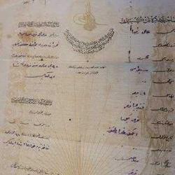 1330 TARİHLİ ASKERİ TESKERE. ERBAA'LI ALİ RIZA'YA AİT. NADİR. KOLEKSİYONLUK.