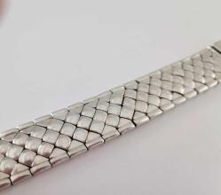 Vintage 925 Gümüş Özel Yapım Erkek Bilekliği 148 gram