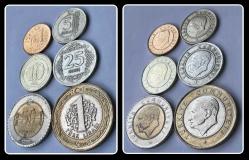 2009 - 1/5/10/25/50 KURUŞ + 1 LİRA / TAM TAKIM (TCM2009)
