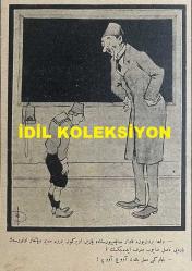 Osmanlıca Akbaba Mizah Dergisi-Gazetesi, Orijinal Dönem Basım, (Ottoman Magazine-Newspaper) - 26 Kasım 1923 - Sayı: 102 - Rumi: 26 Teşrin-i Sani 1339 - Hicri: 16 Rebiülahir 1342 - Karikatür: Çocuk Besleme Usulüne Dair Konferanslardan 