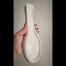 Retro Melamin Kaşıklık - Pembe Çiçekli