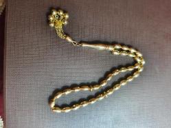 Atasay Oval Kesim Altın Tesbih