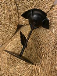 Metal Çiçek Mumluk