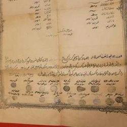 OSMANLI DİPLOMA. ŞAHADETNAME. ÇERÇEVELİK. KOLEKSİYONLUK.