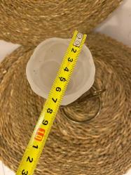 Metal çiçek Şamdan Mumluk