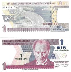 8.emisyon 1 Ytl A55 Seri Çil