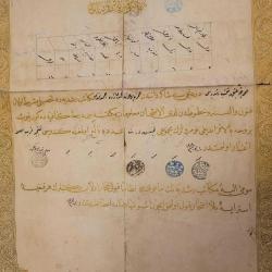 OSMANLI ALTIN YALDIZLI DİPLOMA. NADİRATTAN.  KOLEKSİYONLUK.