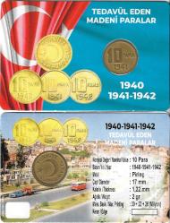 Türkiye 1941 Yılı 10 Para Çil Altı Özel Kitinde