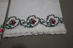 2 ADET ETAMİN İŞLEMELİ YASTIK SARGISI