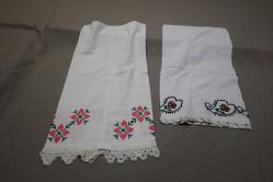 2 ADET ETAMİN İŞLEMELİ YASTIK SARGISI