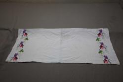 ÇİÇEK İŞLEMELİ ETAMİN YASTIK