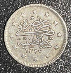 1327/1 Gümüş 2 Kuruş ÇA-