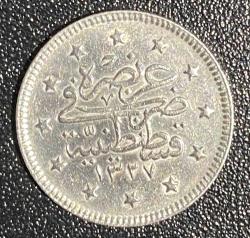 1327/2 Gümüş 2 Kuruş Çil