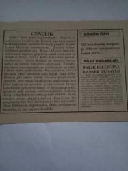 4 Eylül 1995-Orijinal Takvim Yaprağı-Doğum Günü-Söz,Nişan,Nikâh,Düğün ve Önemli Günler Hediyesi-Fatih Hak ve Hizmet Vakfı-Ayet/Hadis(Bakara:153)-Gençlik-Sözün Özü-Balık Kılçığına Kanser Tedavisi