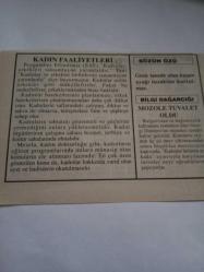 21 Eylül 1995-Orijinal Takvim Yaprağı-Doğum Günü-Söz,Nişan,Nikâh,Düğün ve Önemli Günler Hediyesi-Fatih Hak ve Hizmet Vakfı-Ayet/Hadis(Fatiha:1-7)-Kadın Faaliyetleri-Sözün Özü-Mozole Tuvalet Oldu