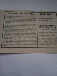 22 Eylül 1995-Orijinal Takvim Yaprağı-Doğum Günü-Söz,Nişan,Nikâh,Düğün ve Önemli Günler Hediyesi-Fatih Hak ve Hizmet Vakfı-Ayet/Hadis(İbn-i Asakir,Ramuz)-Kanser Yapan Böcek-Sözün Özü-Bilmediklerimiz