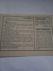 25 Eylül 1995-Orijinal Takvim Yaprağı-Doğum Günü-Söz,Nişan,Nikâh,Düğün ve Önemli Günler Hediyesi-Fatih Hak ve Hizmet Vakfı-Ayet/Hadis(Bakara:271)-(Dünden Devam)-Togliatti-Alet Kullanmak