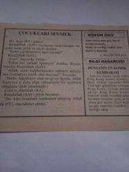 27 Eylül 1995-Orijinal Takvim Yaprağı-Doğum Günü-Söz,Nişan,Nikâh,Düğün ve Önemli Günler Hediyesi-Fatih Hak ve Hizmet Vakfı-Ayet/Hadis(Maide:90/91)-Çocukları Sevmek-A.Mahir Pekşen-Dünyanın En Ekonomik Kumbarası