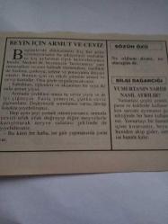 28 Eylül 1995-Orijinal Takvim Yaprağı-Doğum Günü-Söz,Nişan,Nikâh,Düğün ve Önemli Günler Hediyesi-Fatih Hak ve Hizmet Vakfı-Ayet/Hadis(250 Hadis)-Beyin İçin Armut ve Ceviz-Sözün Özü-Yumurtanın Sarısı Nasıl Ayrılır?