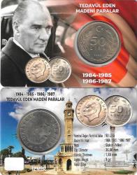 1986 Yılı 50 Lira Özel Açıklamalı Kitinde Çil