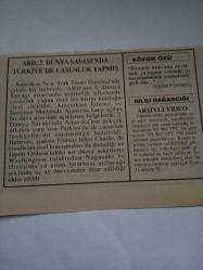 16 Ekim 1995-Orijinal Takvim Yaprağı-Doğum Günü-Söz,Nişan,Nikâh,Düğün ve Önemli Günler Hediyesi-Fatih Hak ve Hizmet Vakfı-Ayet/Hadis(Enfal:53)-ABD,2. Dünya Savaşında Türkiye'de Casusluk Yapmış-Henry James-Arşivli Video