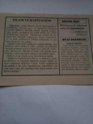 23 Ekim 1995-Orijinal Takvim Yaprağı-Doğum Günü-Söz,Nişan,Nikâh,Düğün ve Önemli Günler Hediyesi-Fatih Hak ve Hizmet Vakfı-Ayet/Hadis(A'raf:55)-İslam ve Kapitalizm-Portekiz Atasözü-Serap Nedir?
