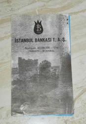 19523-İSTANBUL BANKASI İZMİR HATAY ŞUBESİNİN DÜZENLEDİĞİ ÖZEL PARA İKRAMİYESİ ÇEKİLİŞ BİLETİ***1973 YILI