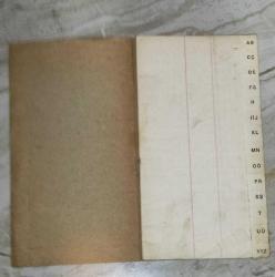 19528-ESKİLERDEN FİHRİST TELEFON DEFTERİ***İÇİ BOŞTUR**