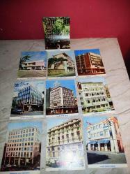 19529-KOLEKSİYONLUK ARAMAKLA BULANAMAYACAK YAPI VE KREDİ BANKASININ GEÇMİŞTEKİ DEĞİŞİK İLLERDEKİ BİNA RESİMLERİ **10 ADET RESİM**