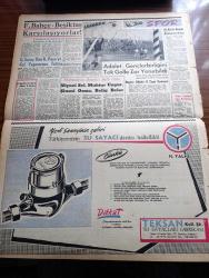 Zafer Gazetesi - Turkish Newspaper - 29 Aralık 1957 - sosyal sigorta kanunlarının tatbikat sahası genişletiliyor - 200 milyon lira sarfiyle 27 hastane kurulacak - iş yerlerinin sayısı 23 bine yaklaştı sigortalıların adedi de 600 bin - kaymakamlar kura çekti fotoğraf - Reisicumhur Celal Bayar Dün büyük bir törenle hizmete giren İstanbul'daki Kızılay ikinci kan merkezine geldiği sırada fotoğraf - İstanbul'da yeni açılan ikinci kan merkezinde Milli Müdafaa Vekili Şemi Ergin kan veriyor fotoğraf - Samsun çikolata fabrikası bitti - Tarsus Çukurova Çırçır fabrikası tamamen yandı - Kıbrıs valisi Hugh Foot Yarın İngiltere'ye hareket ediyor - Radyo ve haberler yazan Hikmet Münir Ebcioğlu - S.O.S. yazan Agatha Christie yazı dizisi -  Akbank - Grup Boks birincilikleri dün neticelendi - Kara günlerim filmi başrolde Gönül Beyhan Atıf Kaptan park ve sus sinemasında - cici gelin filmi başrolde Brigitte Bardot büyük sinemada - Gar  gazinosunda aile matinesi - federasyon azaları belli oldu Niyazi Sel