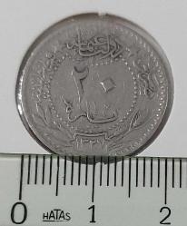 1327-5 REŞAT 20 PARA N3RRR1 NADİRDİR