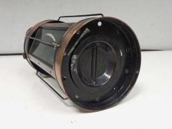 Vintage Madenci Formunda Metal Gazyağı Feneri