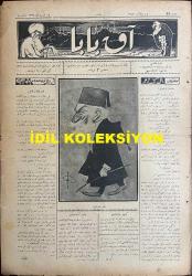 Osmanlıca Akbaba Mizah Dergisi-Gazetesi, Orijinal Dönem Basım, (Ottoman Magazine-Newspaper) - 15 Kasım 1923 - Sayı: 99 - Rumi: 15 Teşrin-i Sani 1339 - Hicri: 5 Rebiülahir 1342 - Ramiz Gökçe'nin Son Halife Abdülmecit Efendi'yi Tasvir Eden Çalışması: Halife Hazretleri - Laklakiyat: Sayesiz Olsun! 