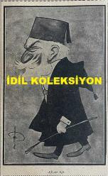 Osmanlıca Akbaba Mizah Dergisi-Gazetesi, Orijinal Dönem Basım, (Ottoman Magazine-Newspaper) - 15 Kasım 1923 - Sayı: 99 - Rumi: 15 Teşrin-i Sani 1339 - Hicri: 5 Rebiülahir 1342 - Ramiz Gökçe'nin Son Halife Abdülmecit Efendi'yi Tasvir Eden Çalışması: Halife Hazretleri - Laklakiyat: Sayesiz Olsun! 